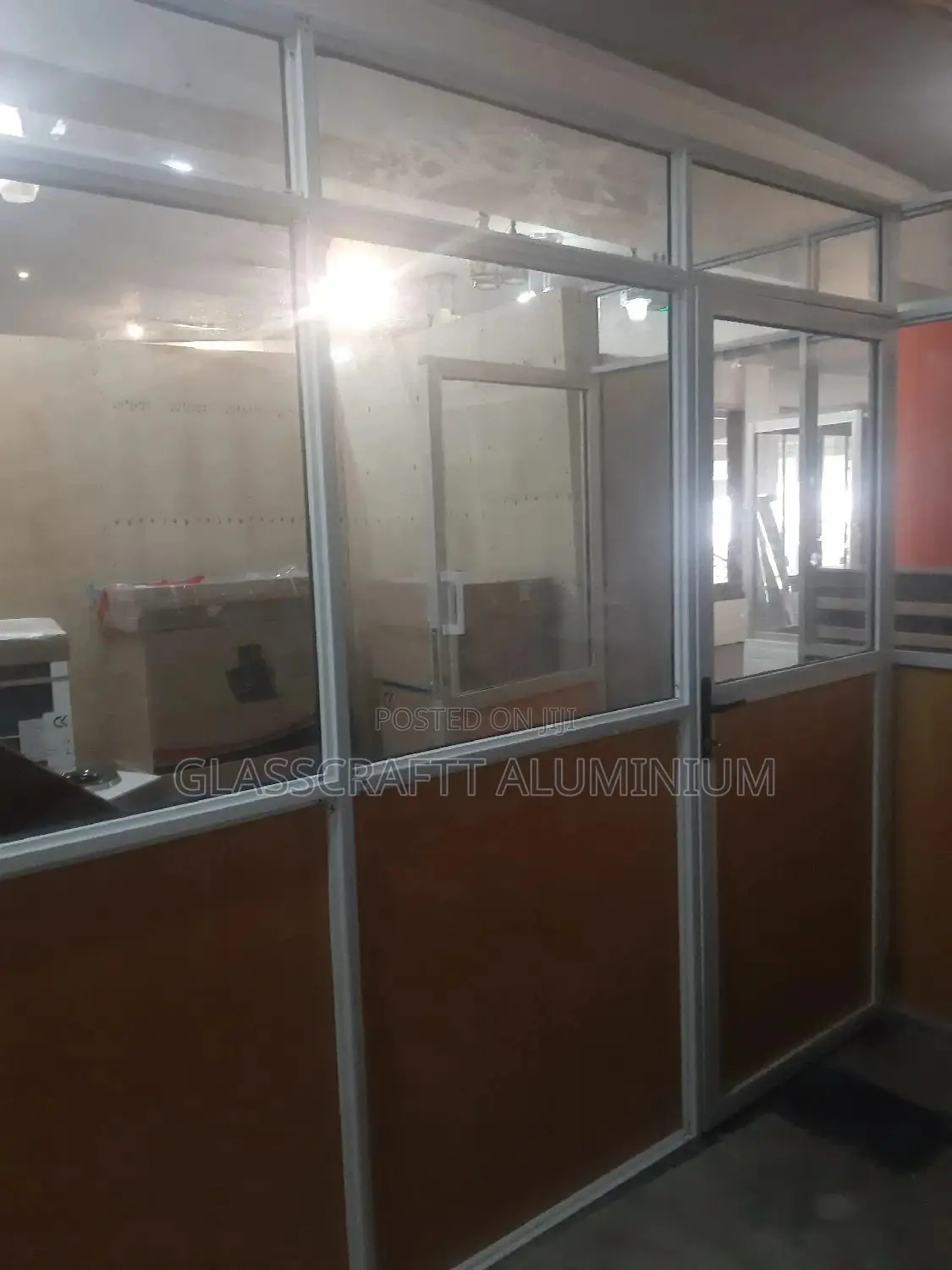 Cherry Board Completes an Aluminium Partition