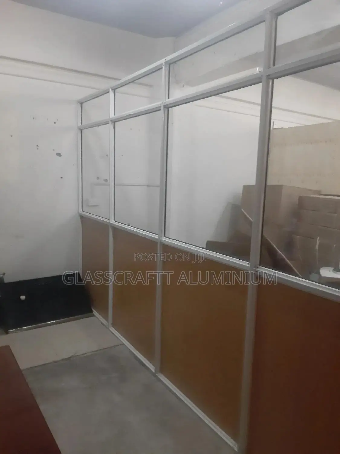 Cherry Board Completes an Aluminium Partition