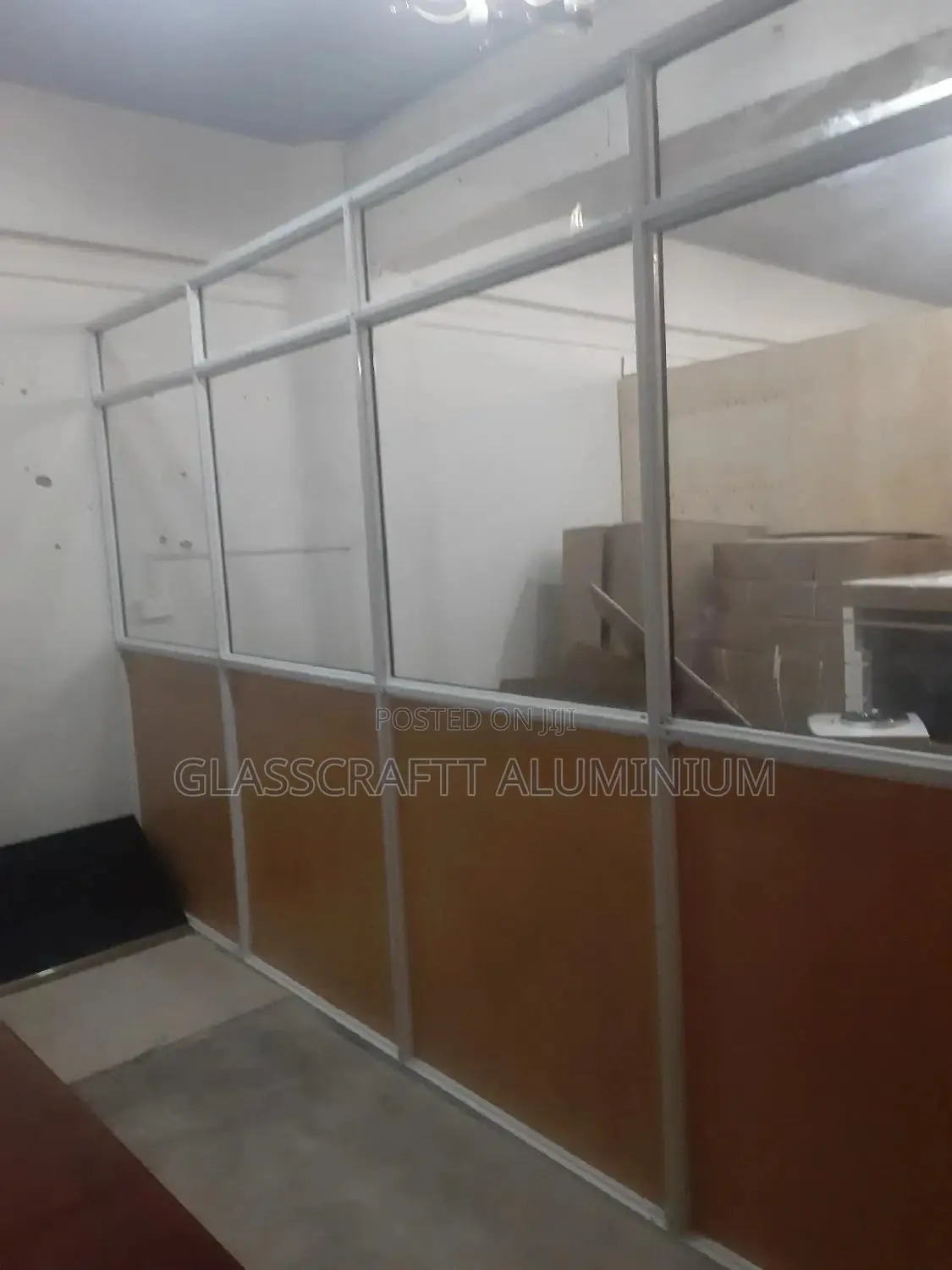 Cherry Board Completes an Aluminium Partition
