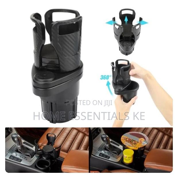 Strong Durable Expandable Dual Slot Car Cup Holder - thumbnail 2