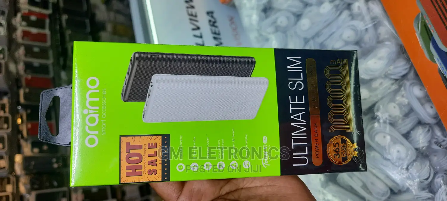 Oraimo Portable Powerbank : 10000mah, 20000mah 27000mah