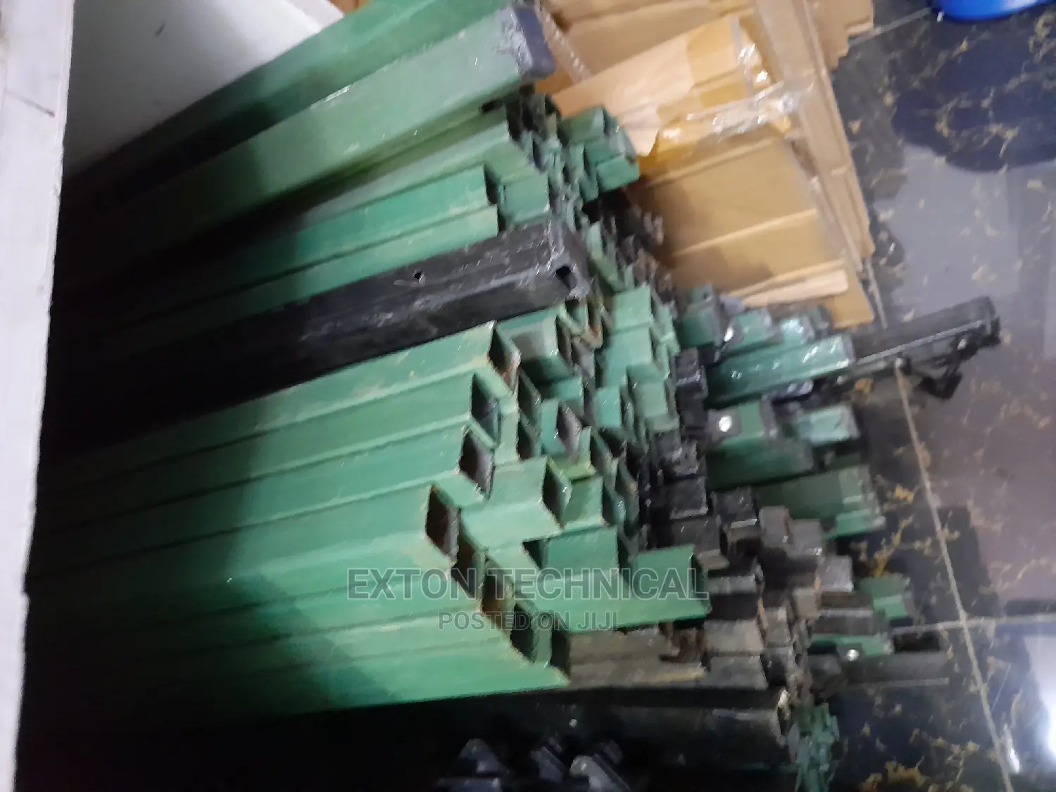 Heavy Gage Green/Black Support Posts