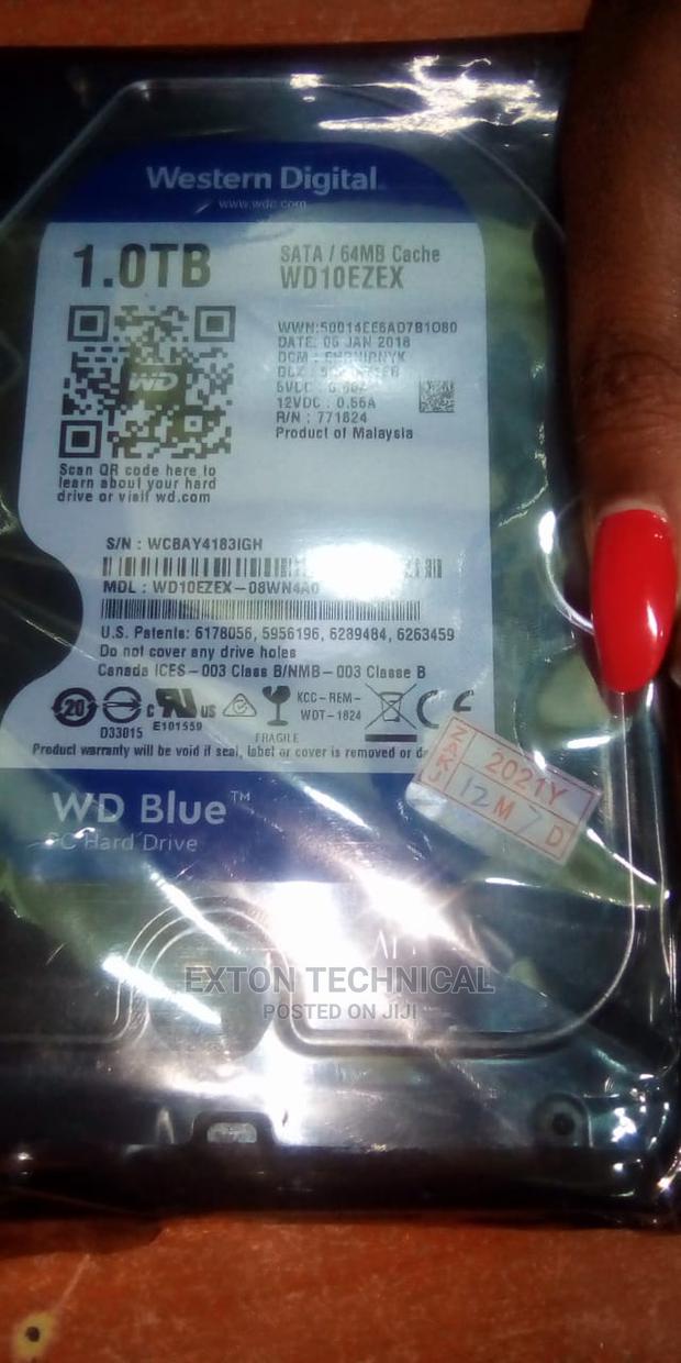 WD Blue 1tb Hard Drive - main view