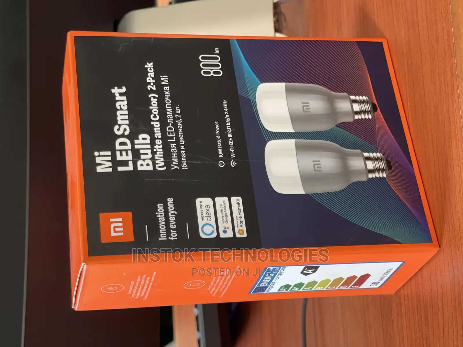 Xiaomi Mi Smart LED Bulb Colorful 800 Lumens 10W E27 -2pack