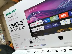 Hisense 70" Frameless Tv4k UHD Smart TV - Black