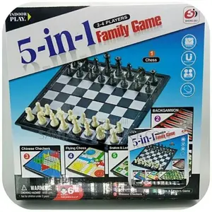 5 in 1 Chess,Flying Chess, Backgammon, Snakes, Ladders