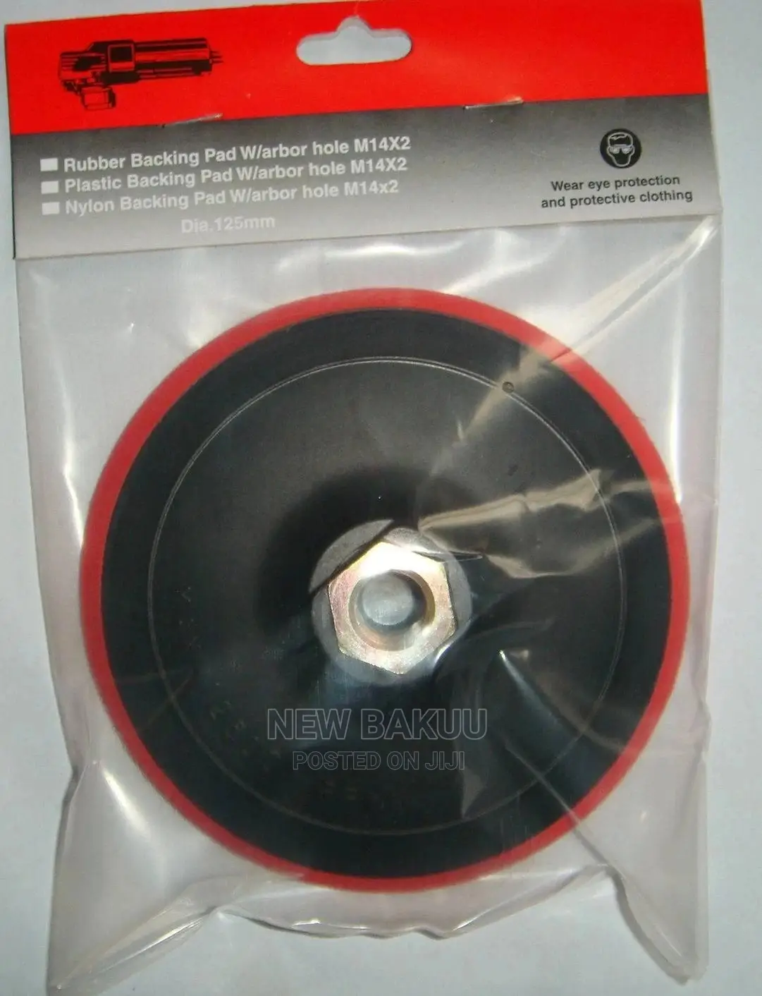 Plastic Backing Pad Polishing W/Arbor HOLE