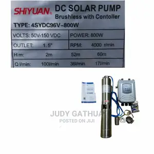 Dc Solar Water Pump With a Contoller