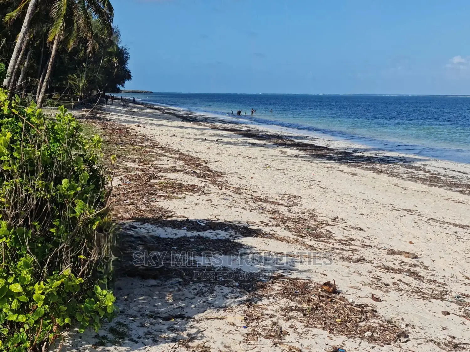 A Parcel of 10 Acres White Sandy Beach on Sale in Kikambala