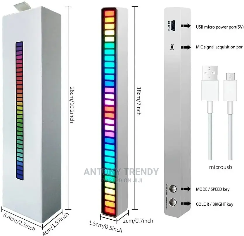LED Pickup Rhythm Light Strip Sound