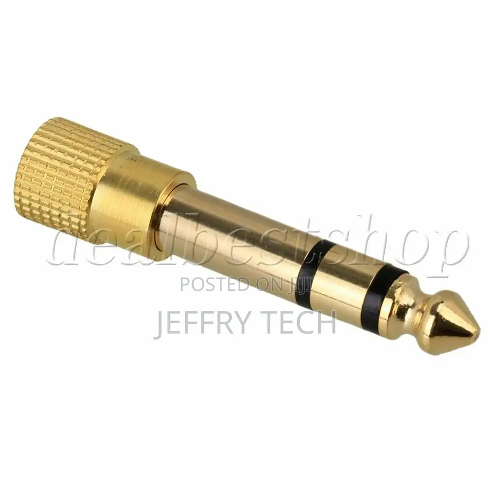 10 X Headphone Stereo Audio Jack Adapter Plug 1/8 3.5mm Fema