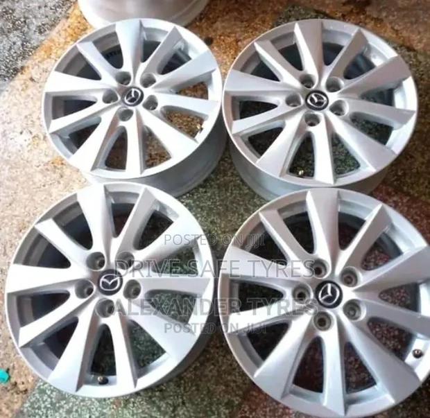 17 Inch Mazda Rims Set Silver