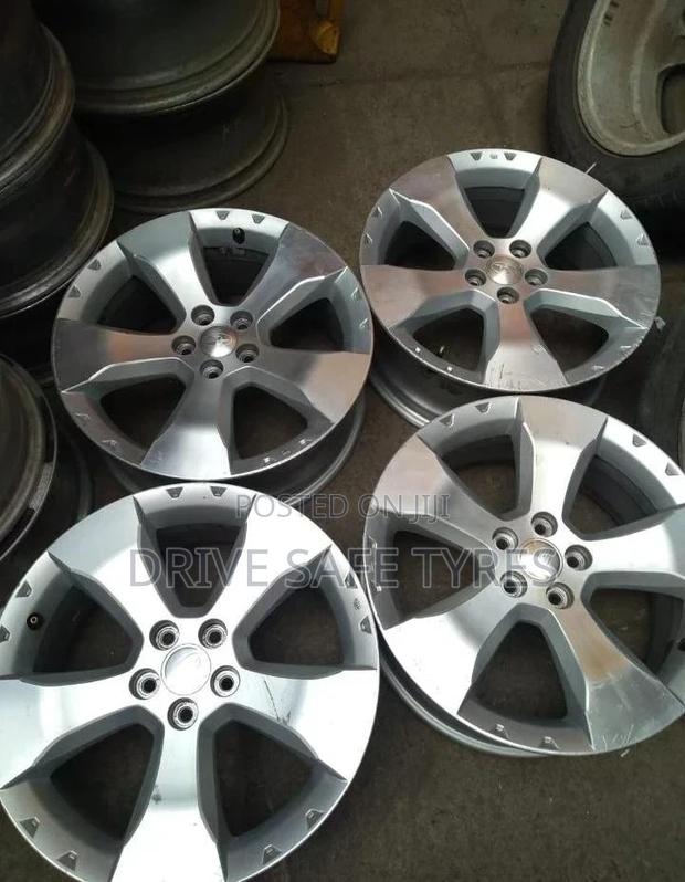 17 Inch Subaru Rims Set Silver