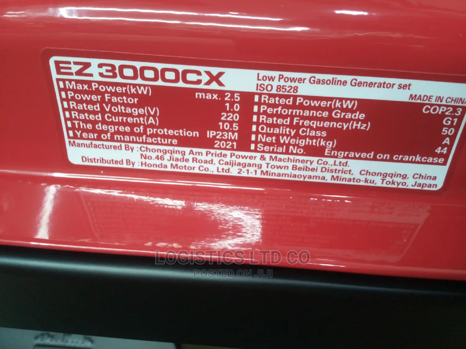 Original Honda Generator EZ3000CX