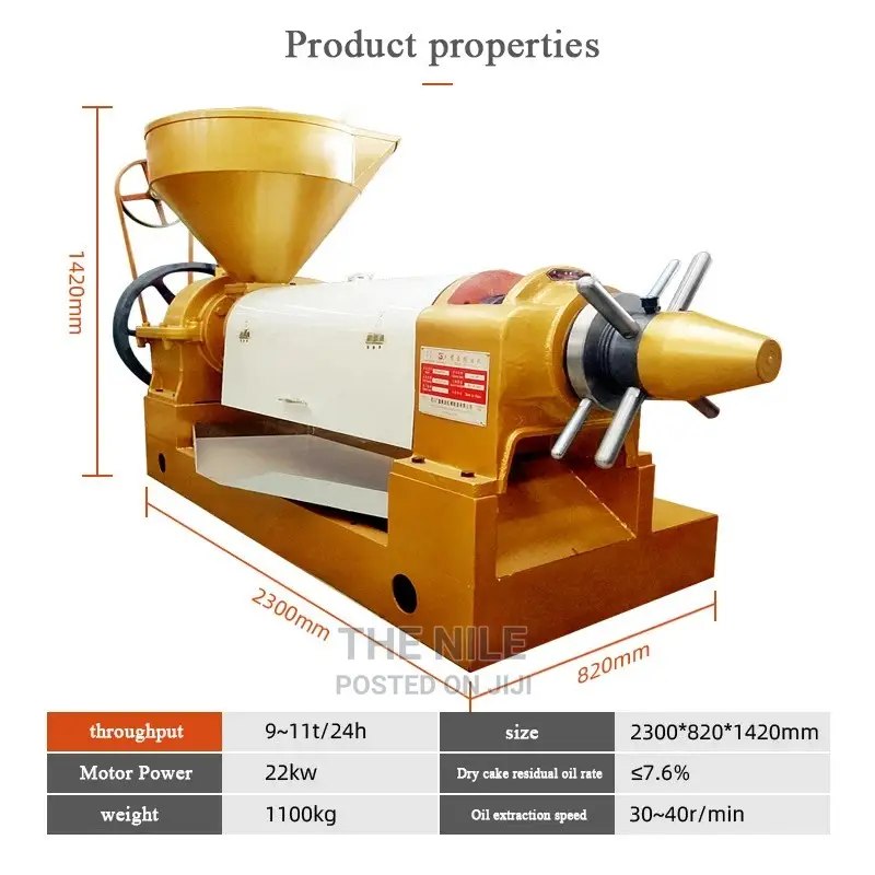 Screw Peanut Press Oil Extraction