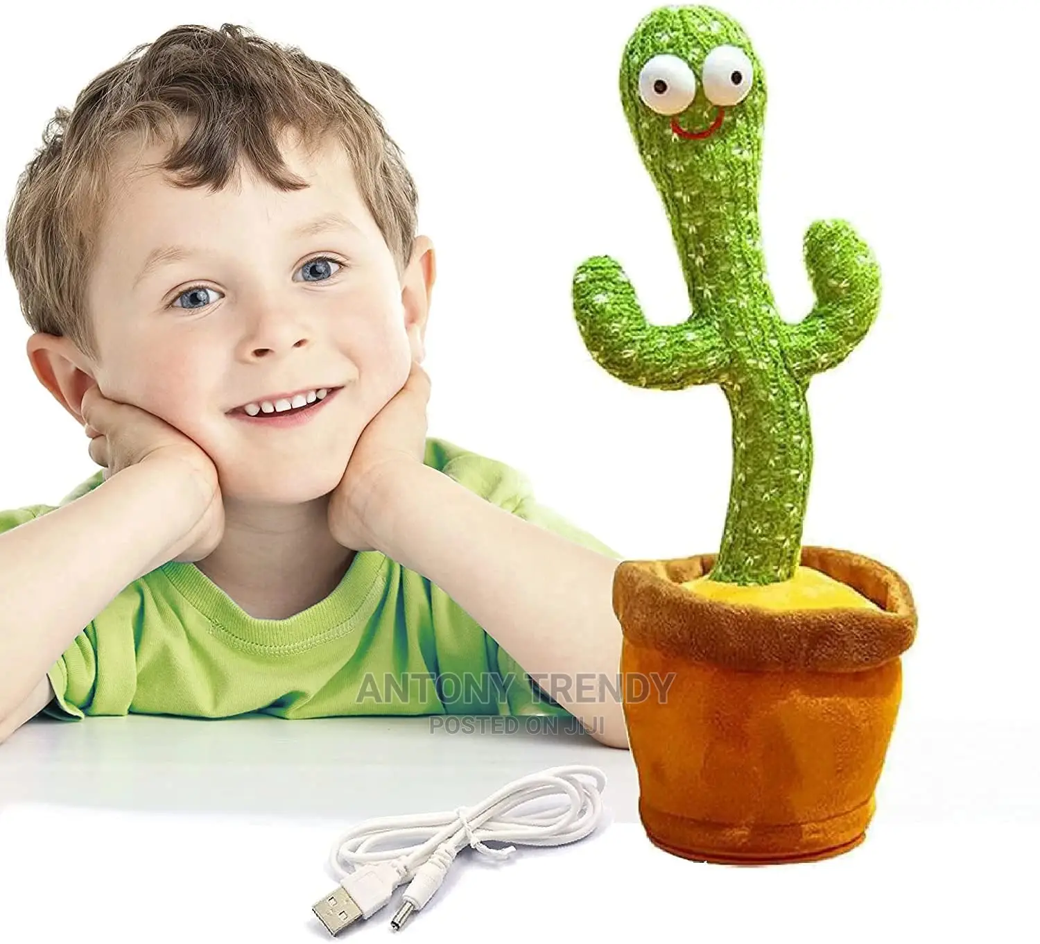 Dancing Singing Talking Cactus Plush Toy for Kindergarten