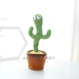 Talking Singing Music Usb Led Dancing Cactus Plush Toy