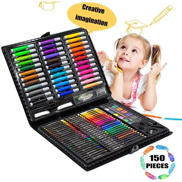 150 PCS Portable Inspiration Creativity Coloring Art Set P