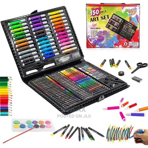 150 PCS Portable Inspiration Creativity Coloring Art Set P