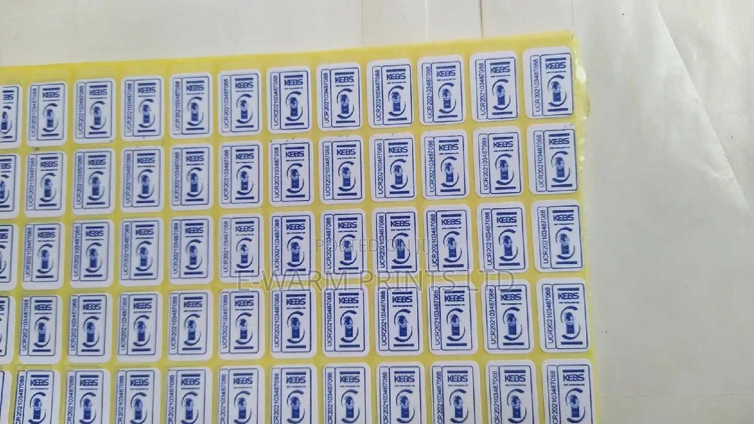 KEBS Stickers