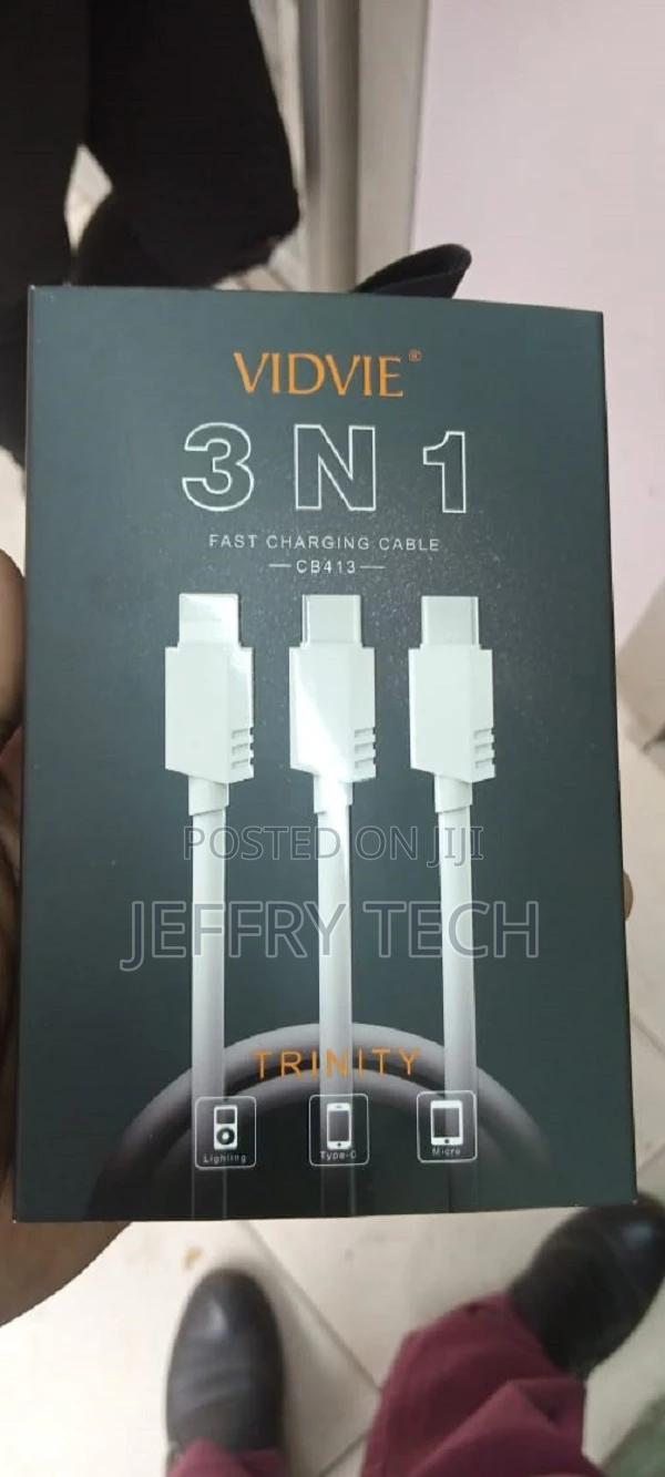 3 in 1 Vidvie Charging Cable - main view