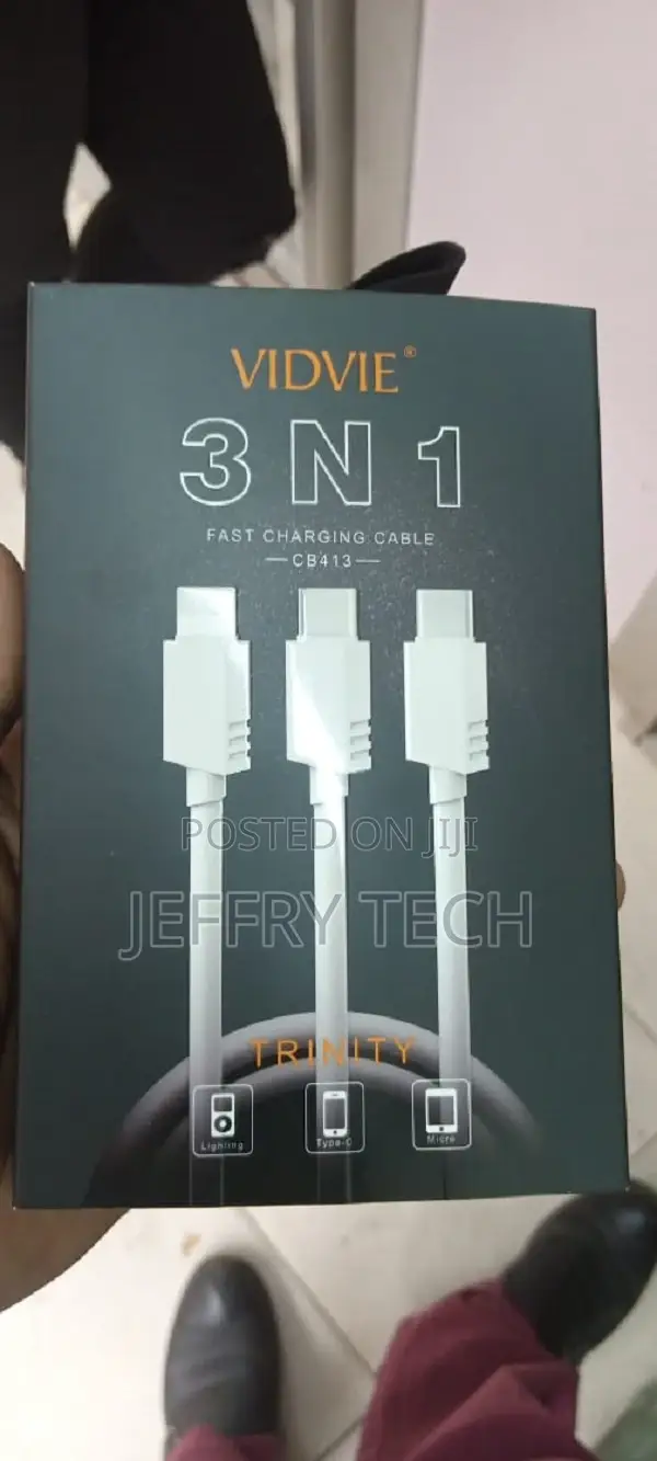 3 in 1 Vidvie Charging Cable