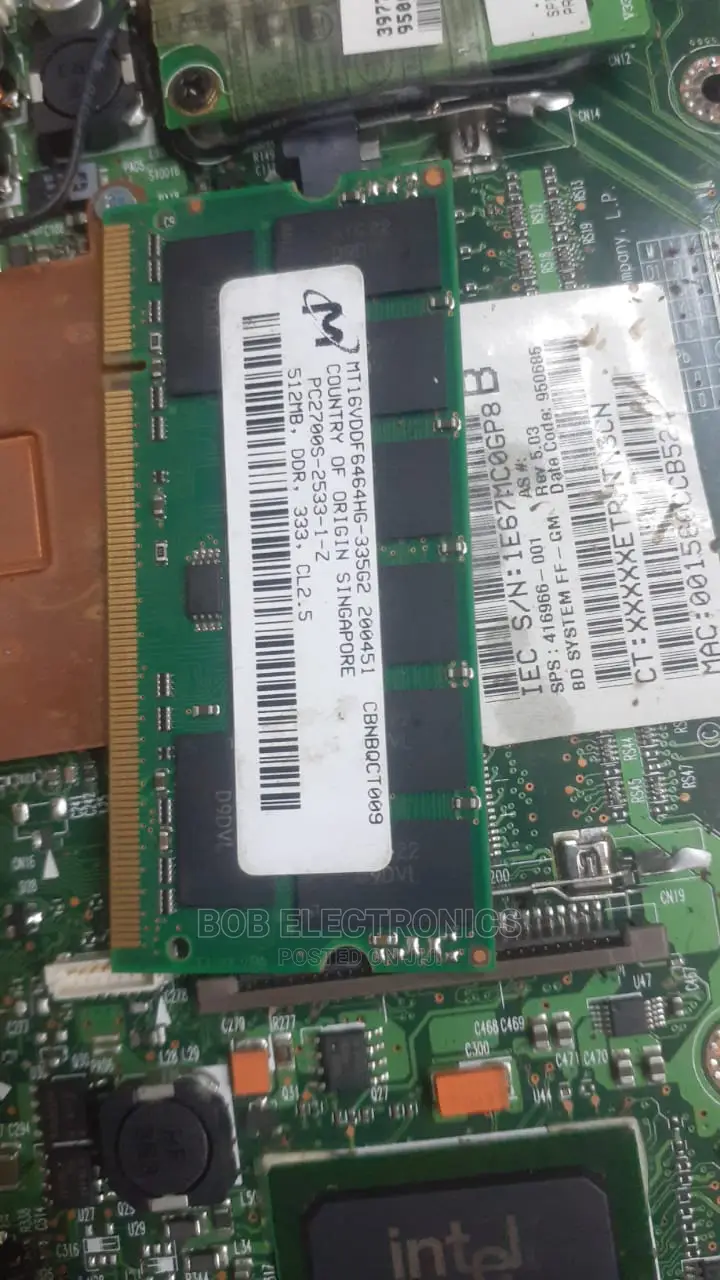 Rams Laptop Memory (Upgrades and Installation Available)