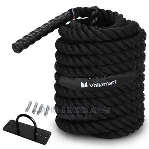 Battle Rope With Wall Ground Anchor - thumbnail 2