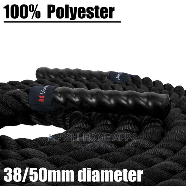 Battle Rope With Wall Ground Anchor - thumbnail 3