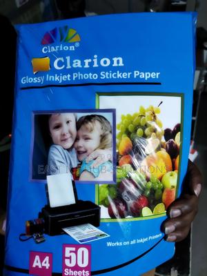 Glossy Inkjet Photo Sticker Paper A4 50 Sheets - main view