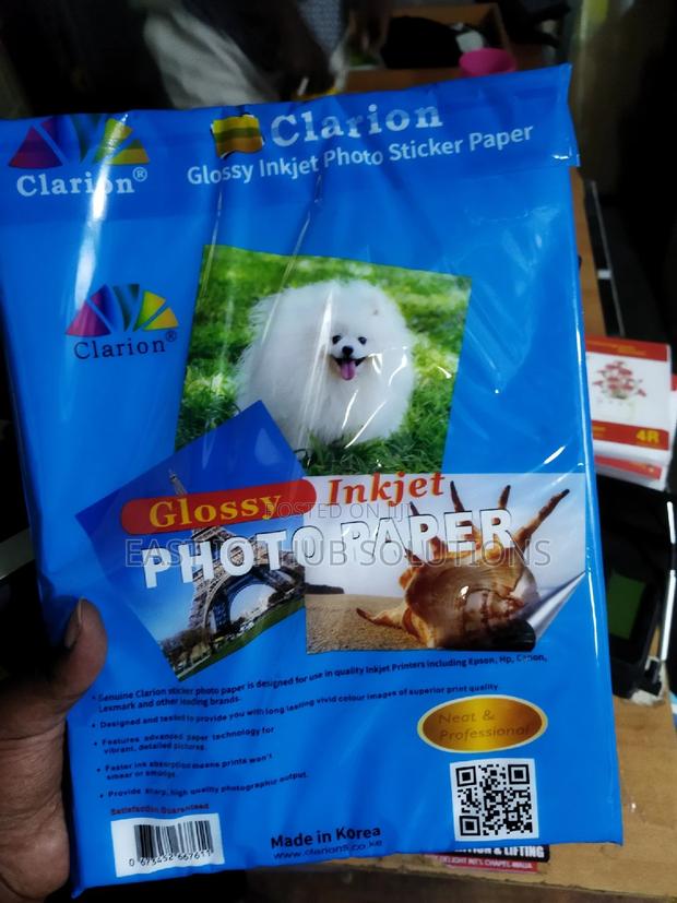 Glossy Inkjet Photo Sticker Paper A4 50 Sheets - thumbnail 3