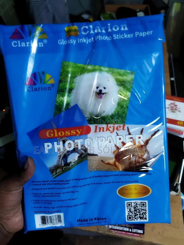 Glossy Inkjet Photo Sticker Paper A4 50 Sheets - thumbnail 2