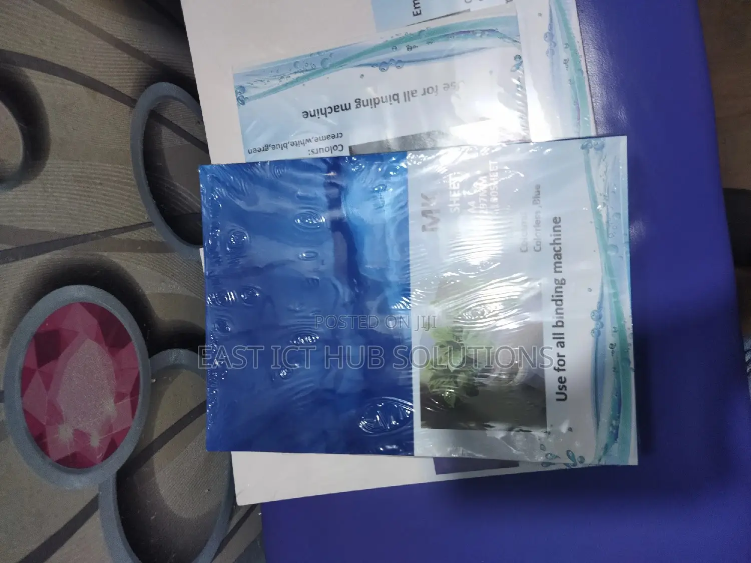A4 PVC Binding Cover Blue