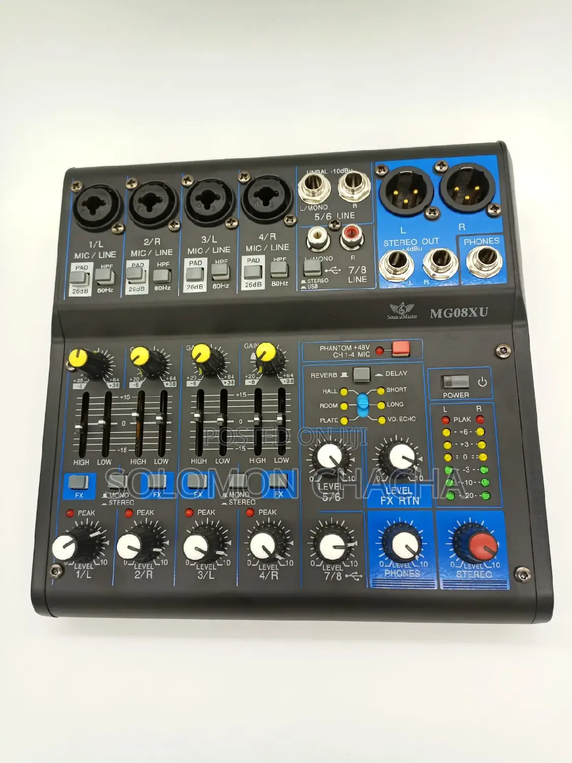 Sound Master 8 Channel Plain Mixer