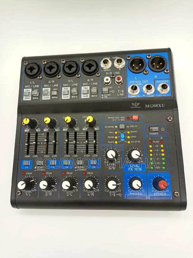 Sound Master 8 Channel Plain Mixer - main view