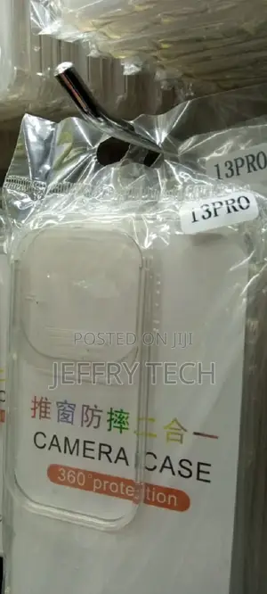 Clear Case iPhone 13pro With Camera Shield