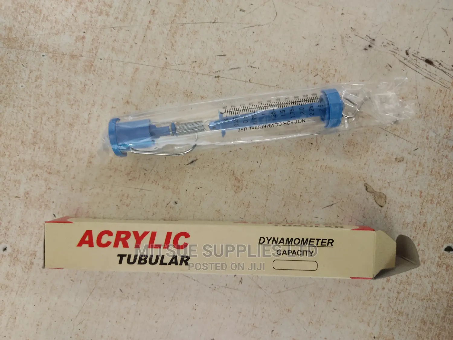 Education Spring Balance Acrylic Tubular Dynamometer