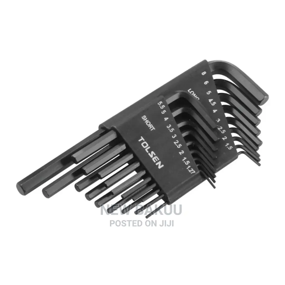 18pcs Inch Metric Hex Key Set