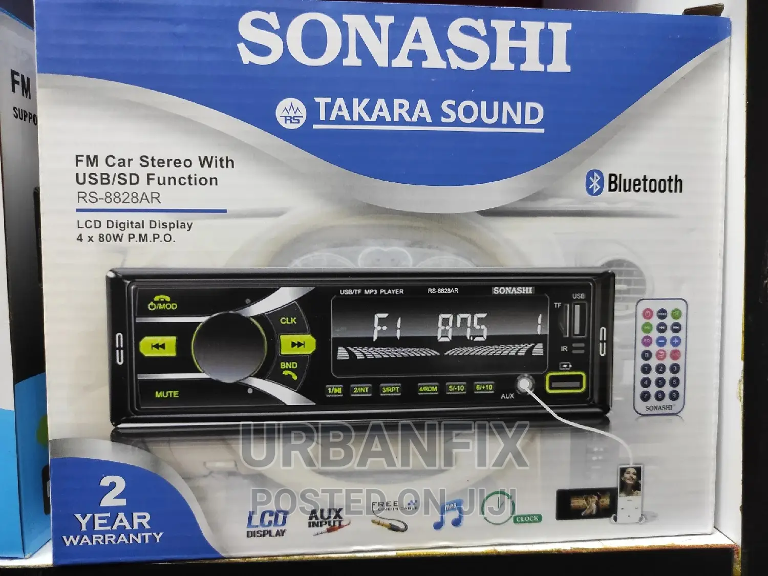 Sonashi Car Radios With Bluetooth, Fm, Usb, Aux