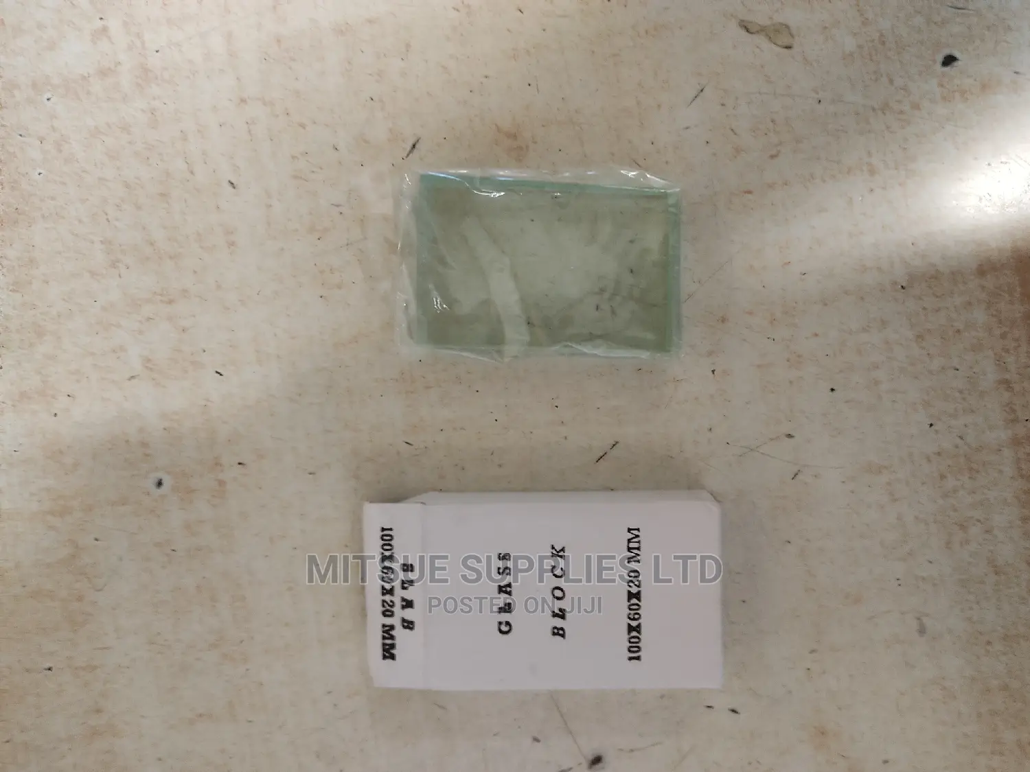 Rectangular Glass Block ( 100x60x20mm)