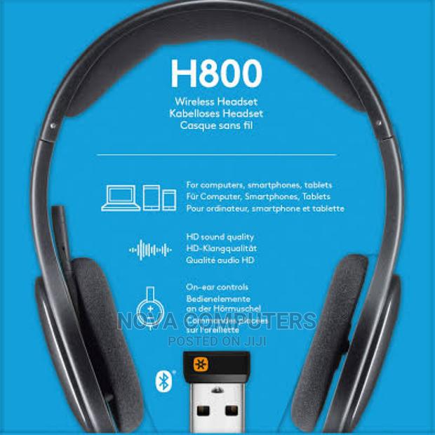 Logitech Wireless With Bluetooth Headset H800 - 981-000337 - main view