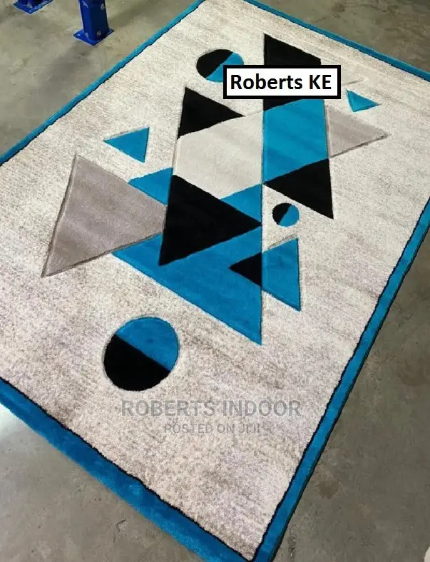 Blue and Grey Paris Carpet