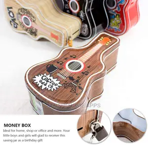 Guitar Shape Piggy Bank