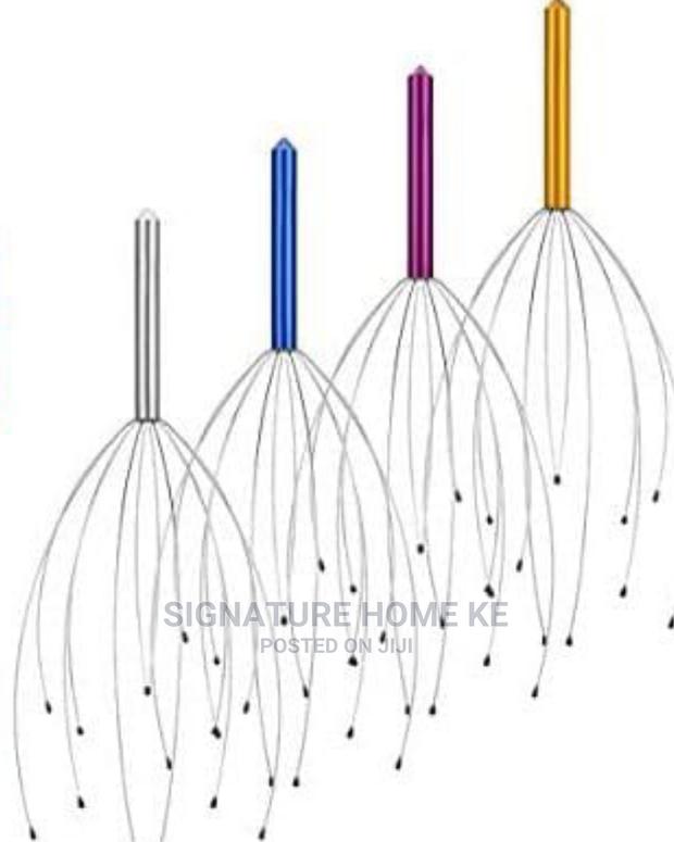 Manual Octopus Shaped Head Scalp Massage Comb
