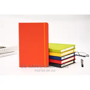 Orange A5 PU Leather Notebooks