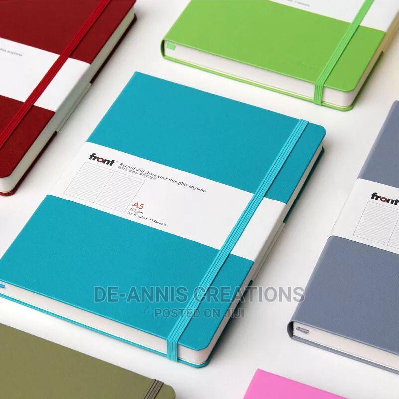 A5 PU Blue Leather Notebooks in Nairobi Central Printing Services, De