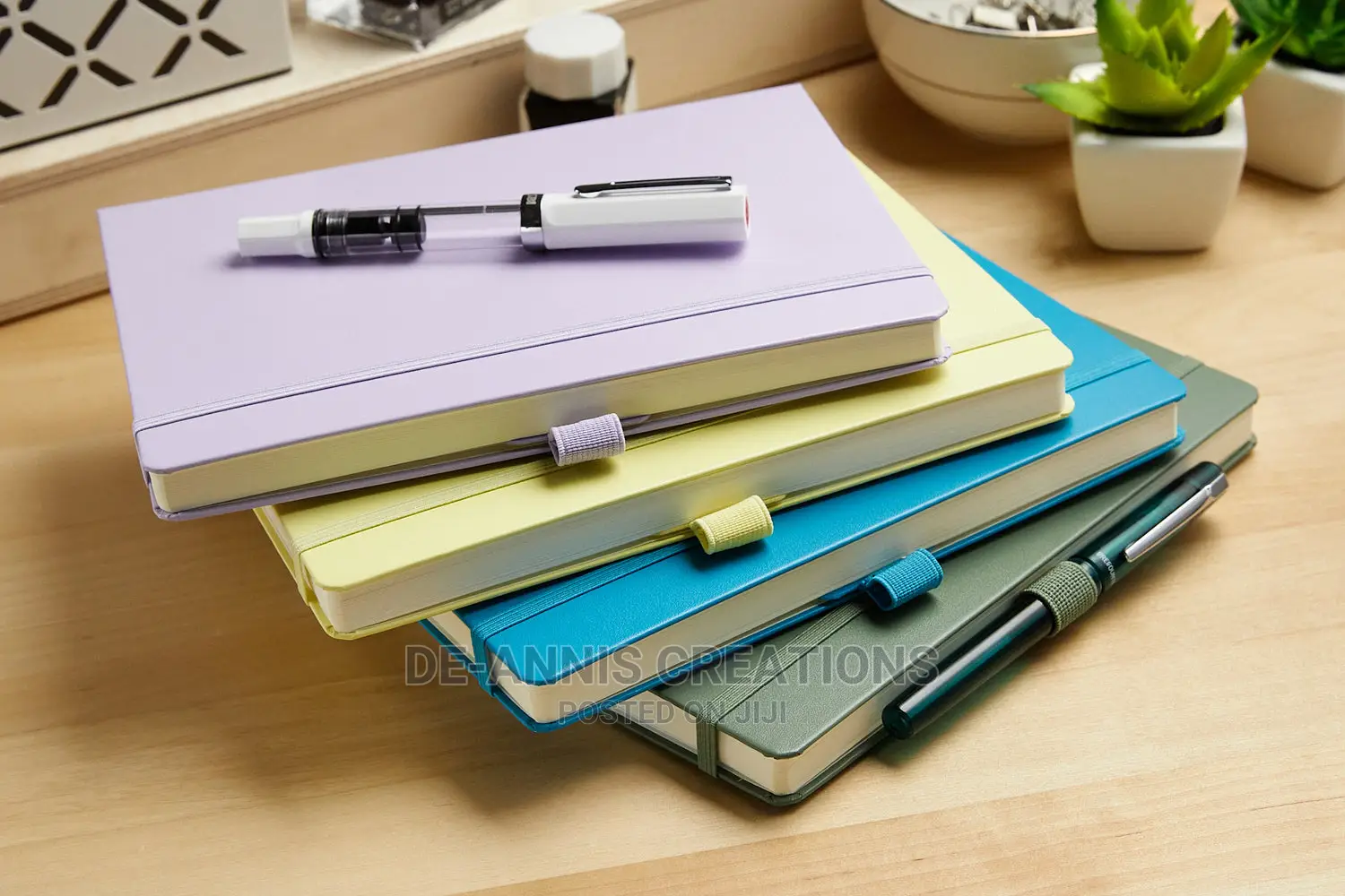 A5 Notebooks With Strap and Pen Holder