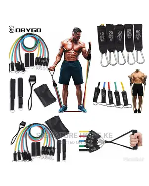 *11pcs/Set Yoga Tube Pull Ropes Resistance Bands