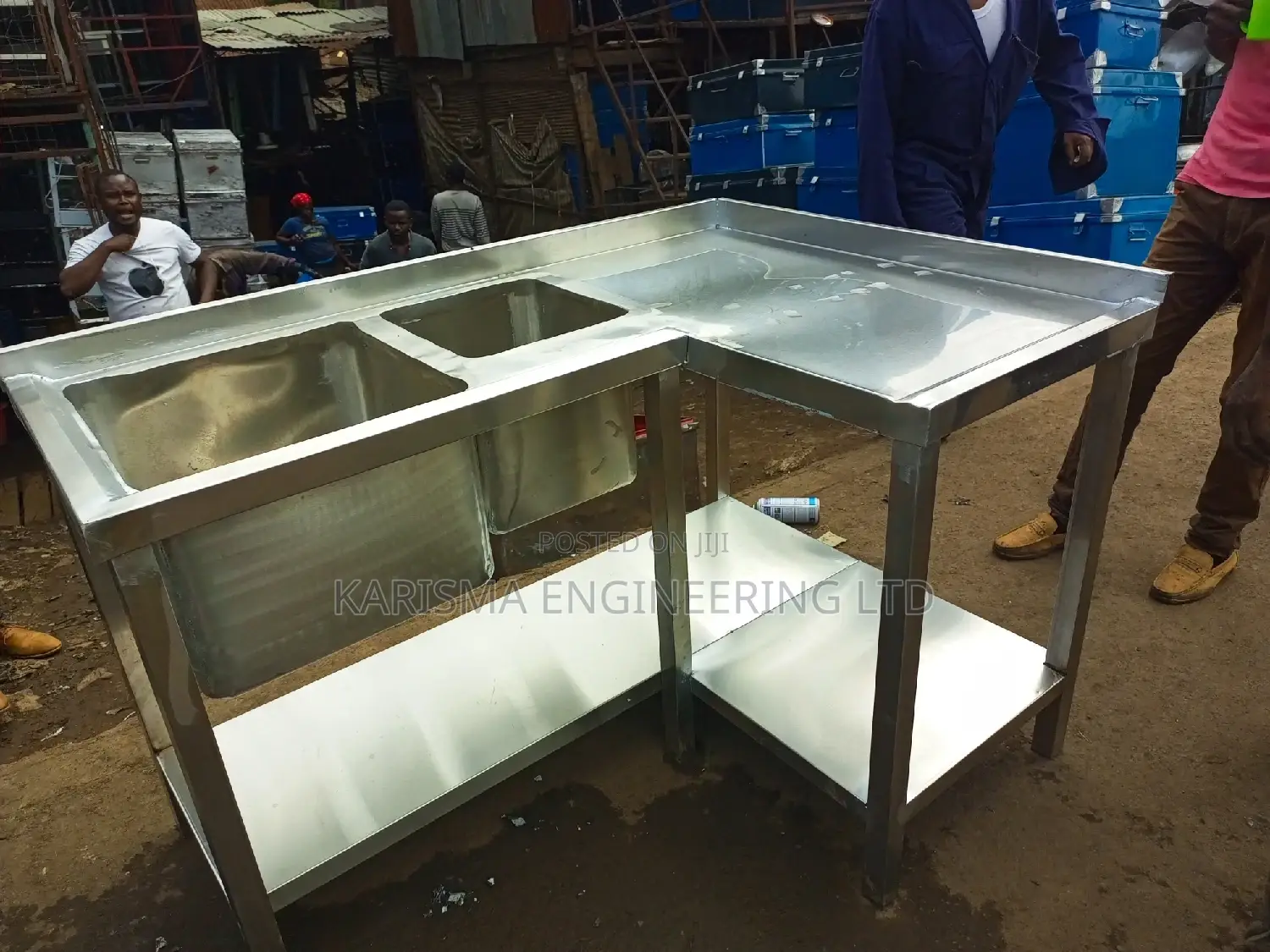 Stainless Double Sink