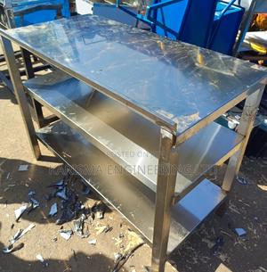 High Gauge Stainless Working Table Top - thumbnail 2